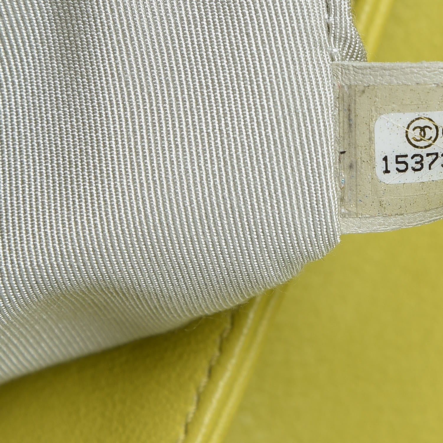 Chanel Washed Lambskin Quilted Maxi Chain Around Flap Yellow 7 of 18