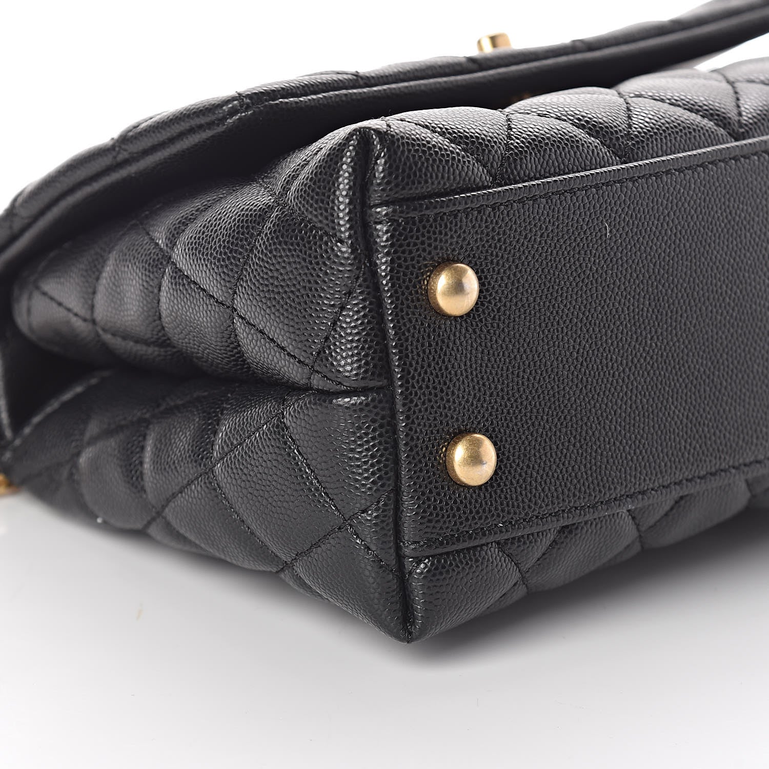 Chanel Caviar Quilted Mini Coco Handle Flap Black 8 of 10