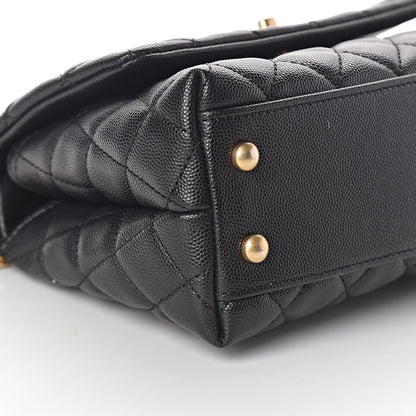 Chanel Caviar Quilted Mini Coco Handle Flap Black 8 of 10