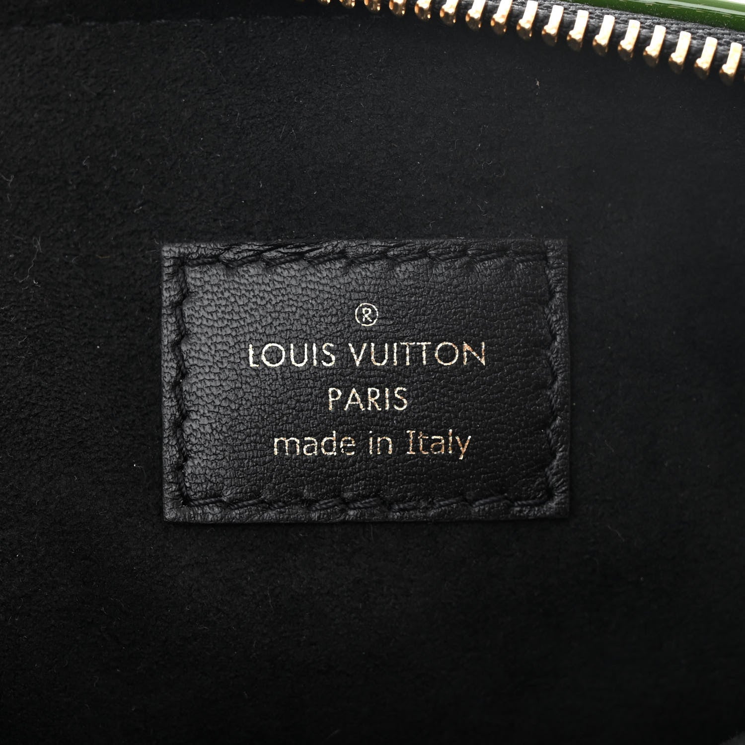 Louis Vuitton Patent Embossed Monogram Coussin PM Green Black 7 of 10