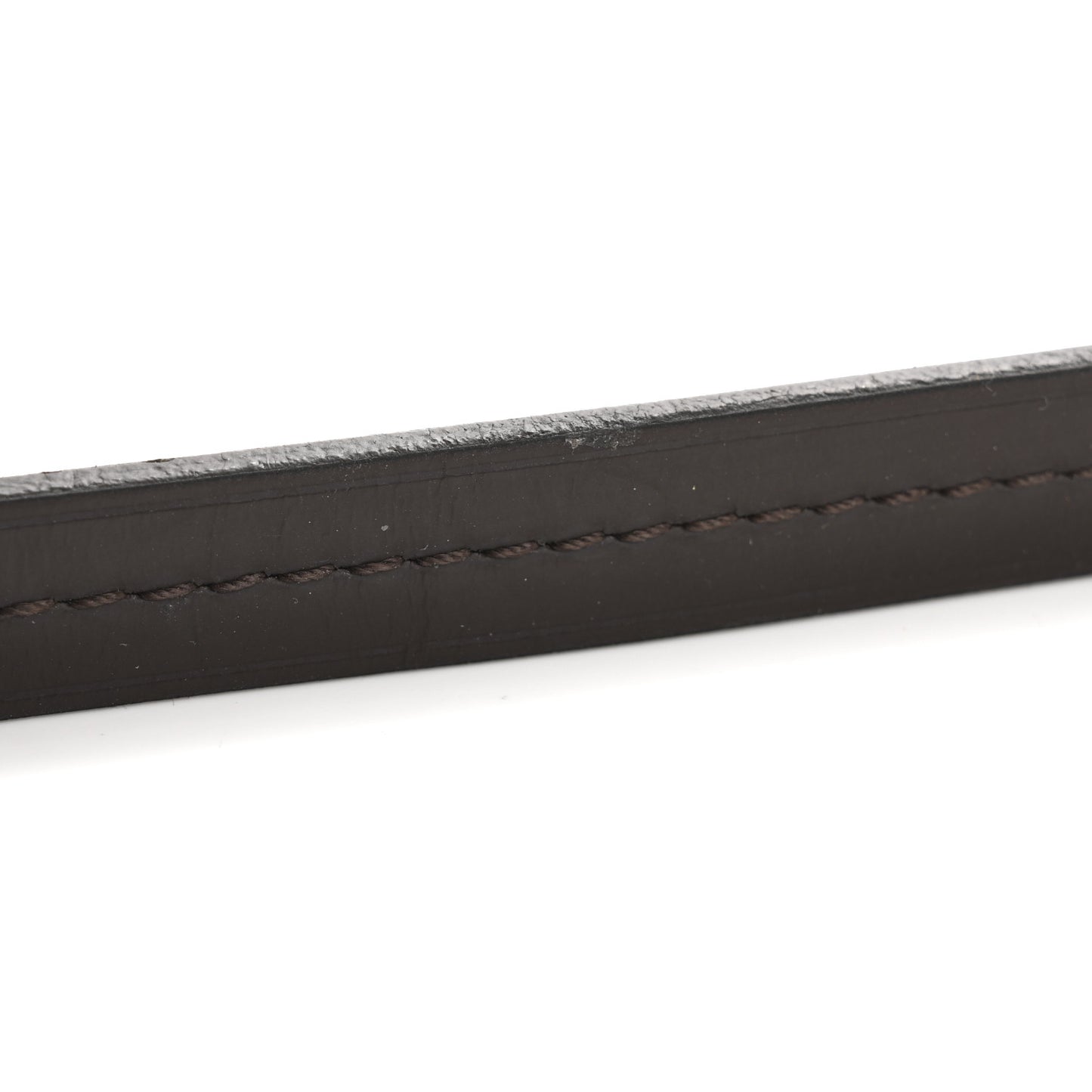 Calfskin Croisette Shoulder Strap Brown