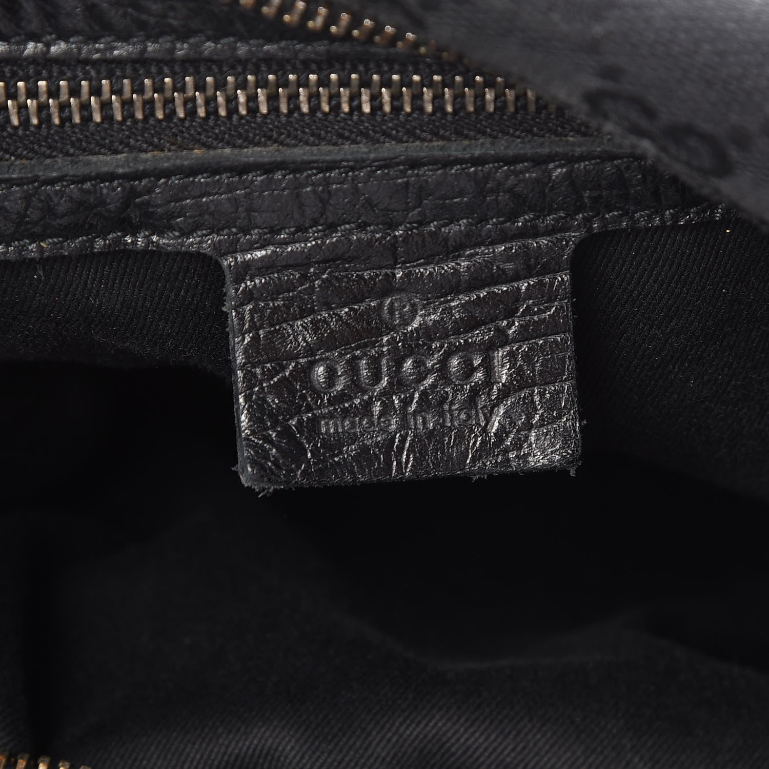 Gucci Monogram Medium Horsebit Chain Hobo Black 6 of 7