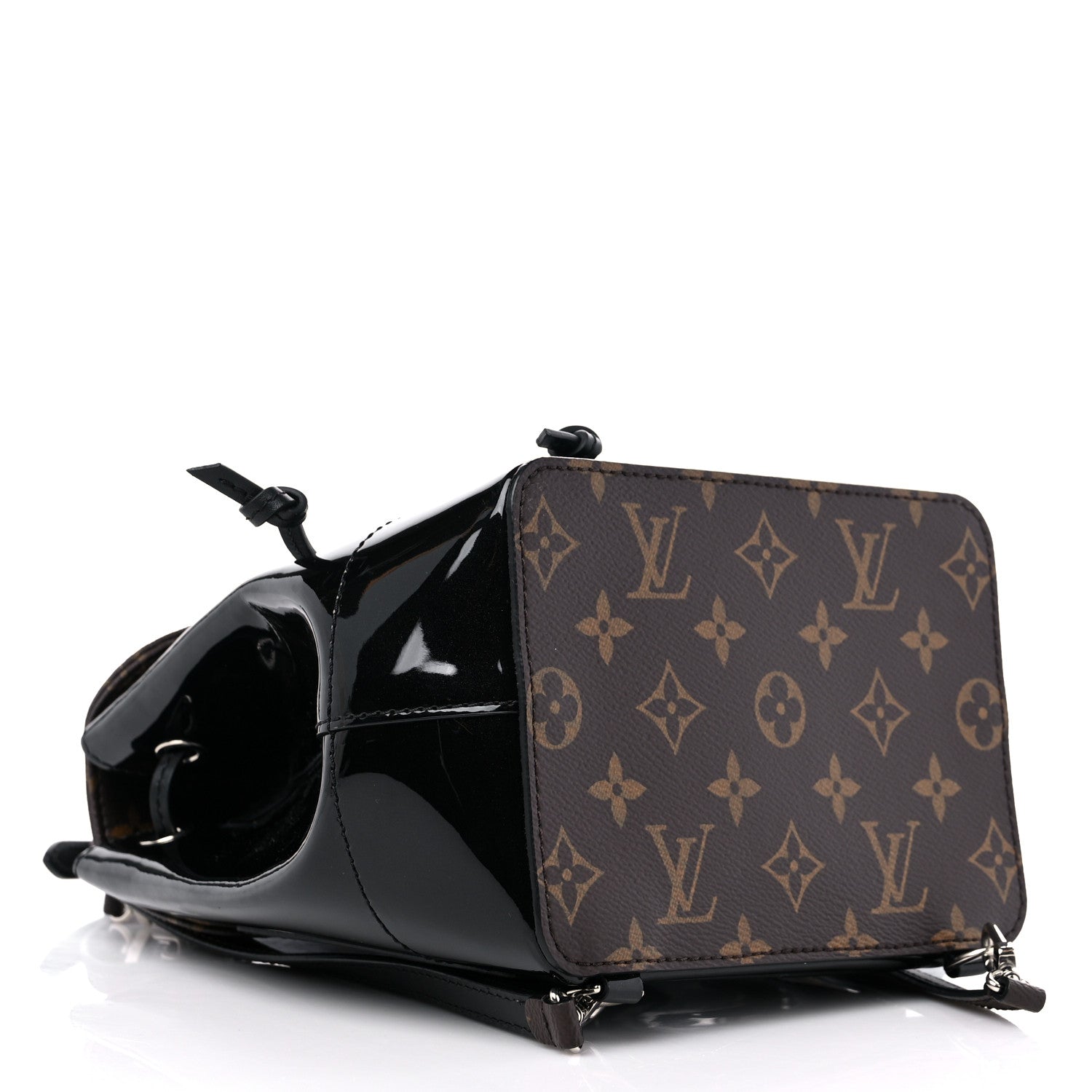 Louis Vuitton Patent Monogram Hot Springs Backpack Black 4 of 8