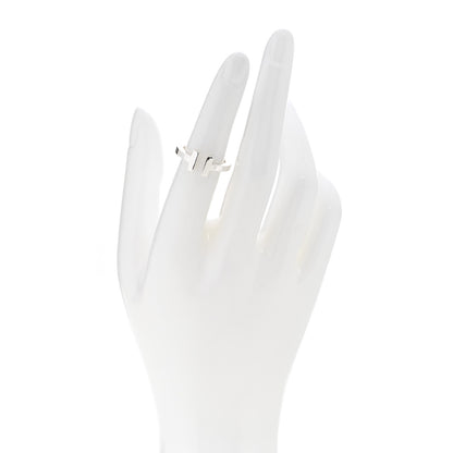 Tiffany Sterling Silver T Square Ring 50 5.25 2 of 4
