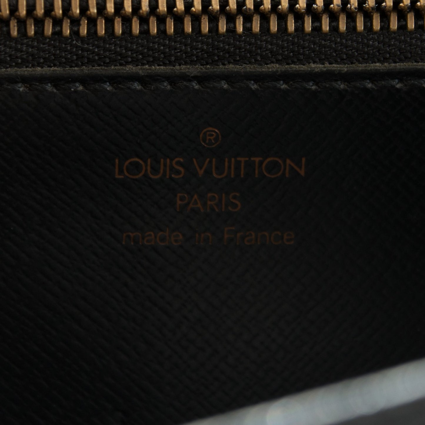 Epi Pochette Sellier Dragonne Clutch Black