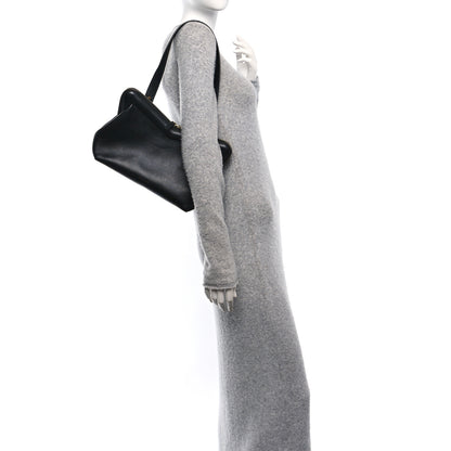 Mansur Gavriel Smooth Calfskin M Frame Bag Black Flamma 2 of 11