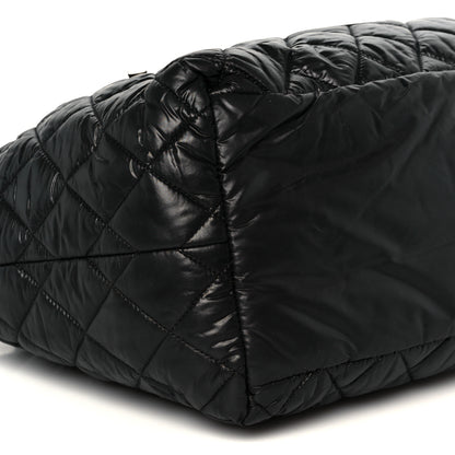 Chanel Nylon Quilted Small Coco Cocoon Tote Black 9 of 10