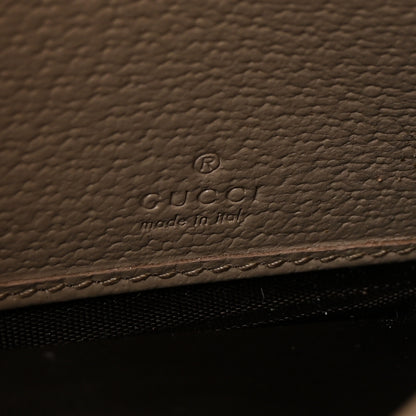 Gucci GG Supreme Monogram Web Ophidia Continental Wallet Beige Mystic White Oatmeal 6 of 7