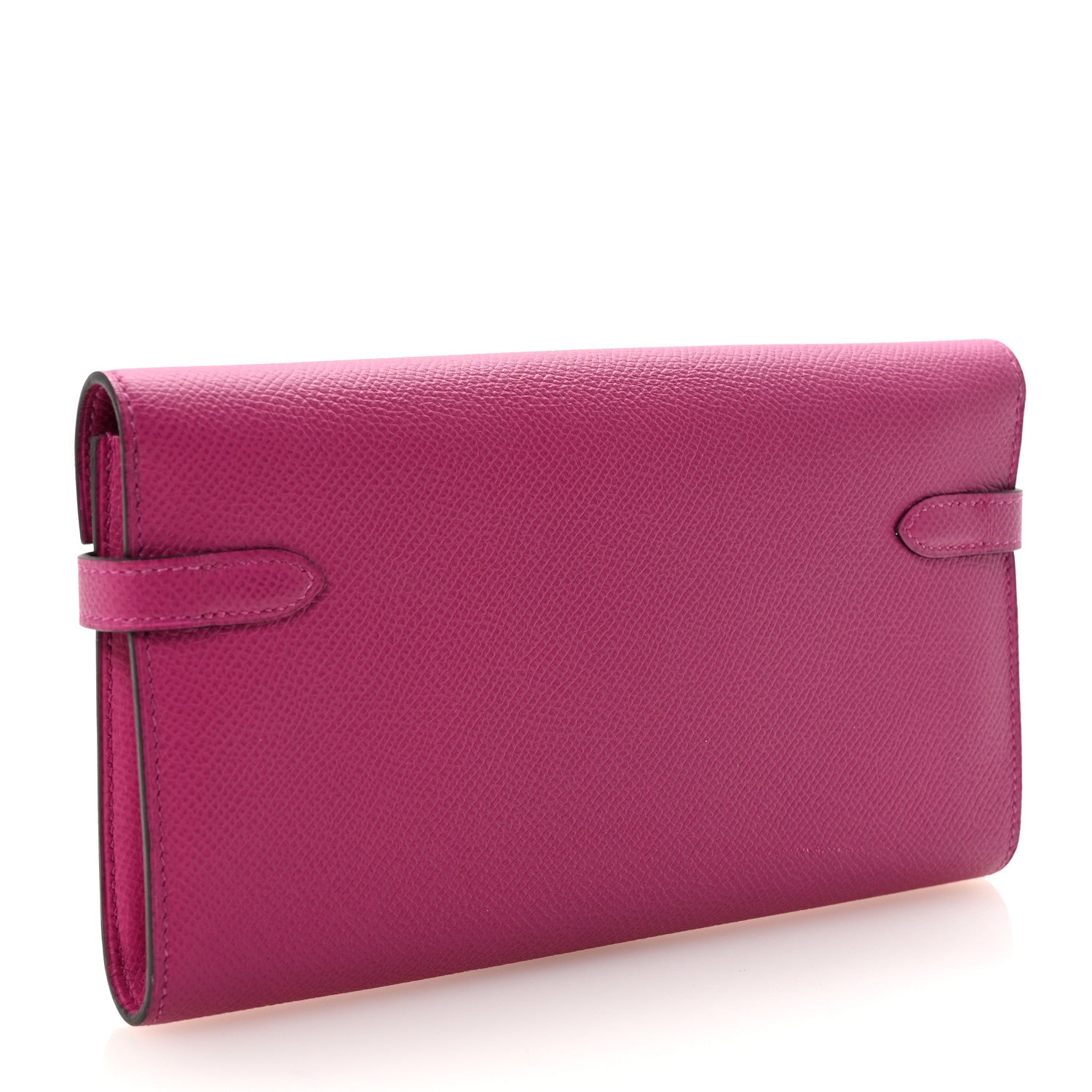 Hermes Epsom Kelly Longue Wallet Rose Pourpre 3 of 7