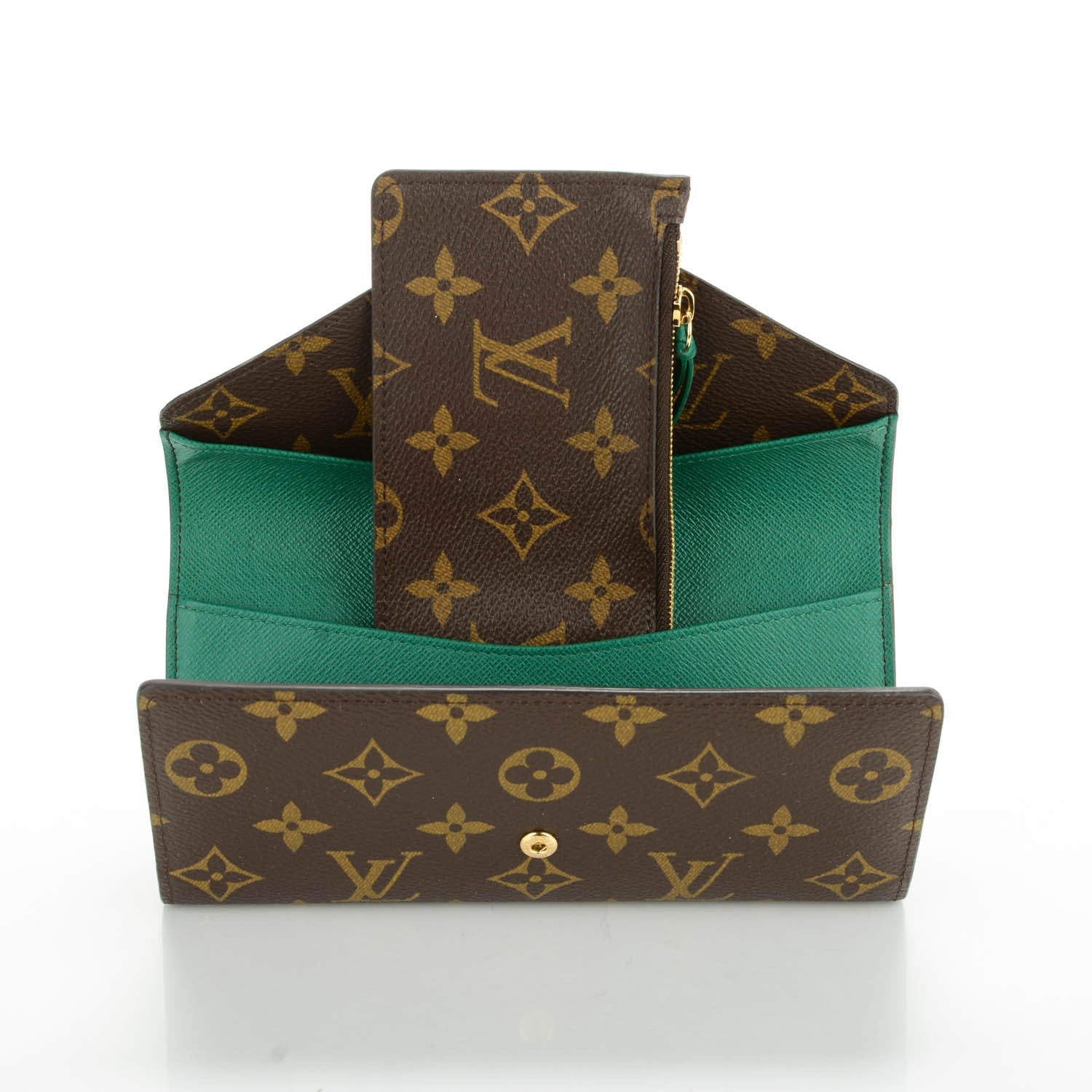 Louis Vuitton Monogram Josephine Wallet Vert 5 of 8