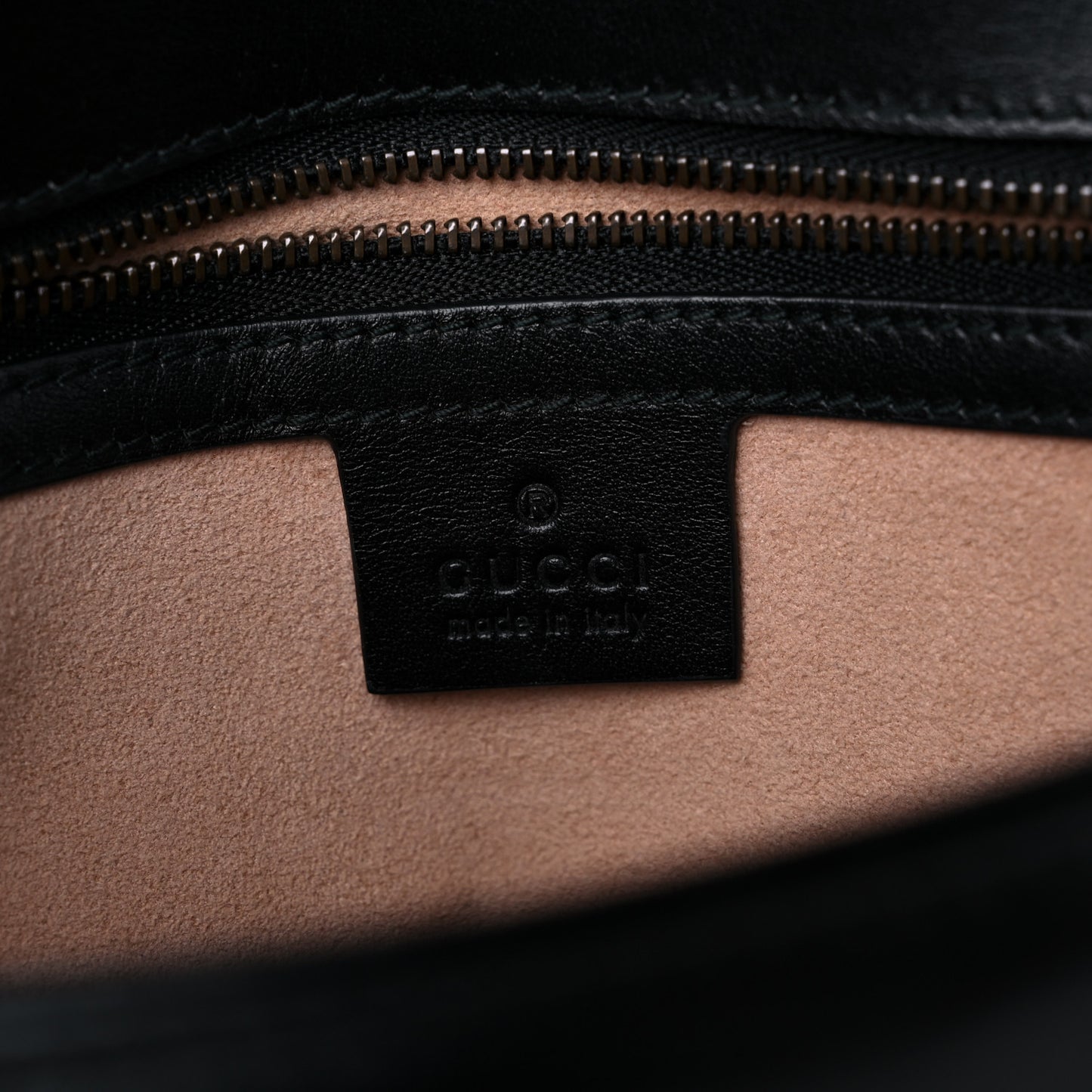 Calfskin Matelasse Small GG Marmont Shoulder Bag Black