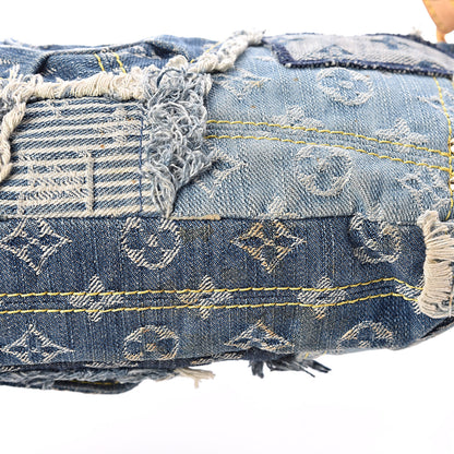 Louis Vuitton Denim Patchwork Pouchy Blue 14 of 14