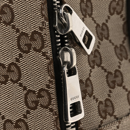 Gucci Monogram Travel Backpack Dark Brown 11 of 11