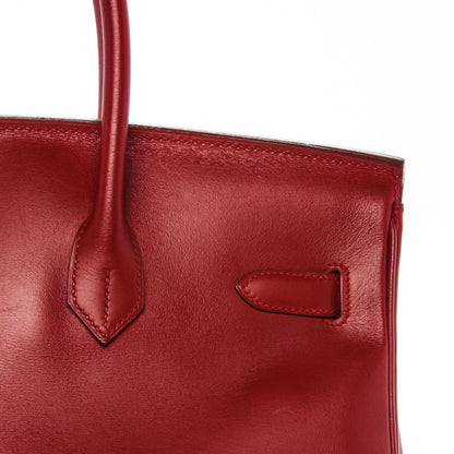 Hermes Box Birkin 35 Rouge Vif 7 of 33