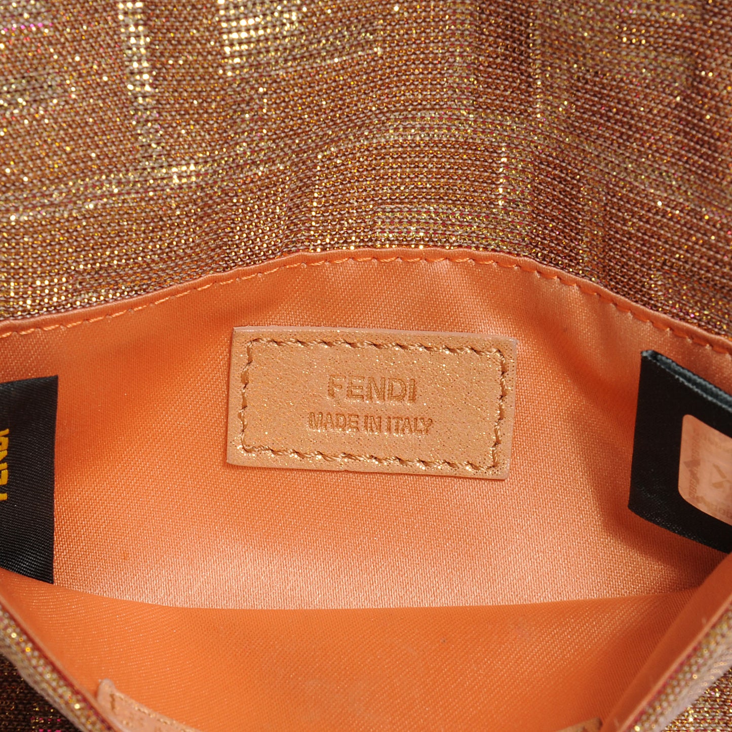 Metallic Lurex Zucca Wristlet Arancio