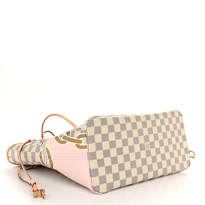 Louis Vuitton Damier Azur Nautical Neverfull MM 5 of 10