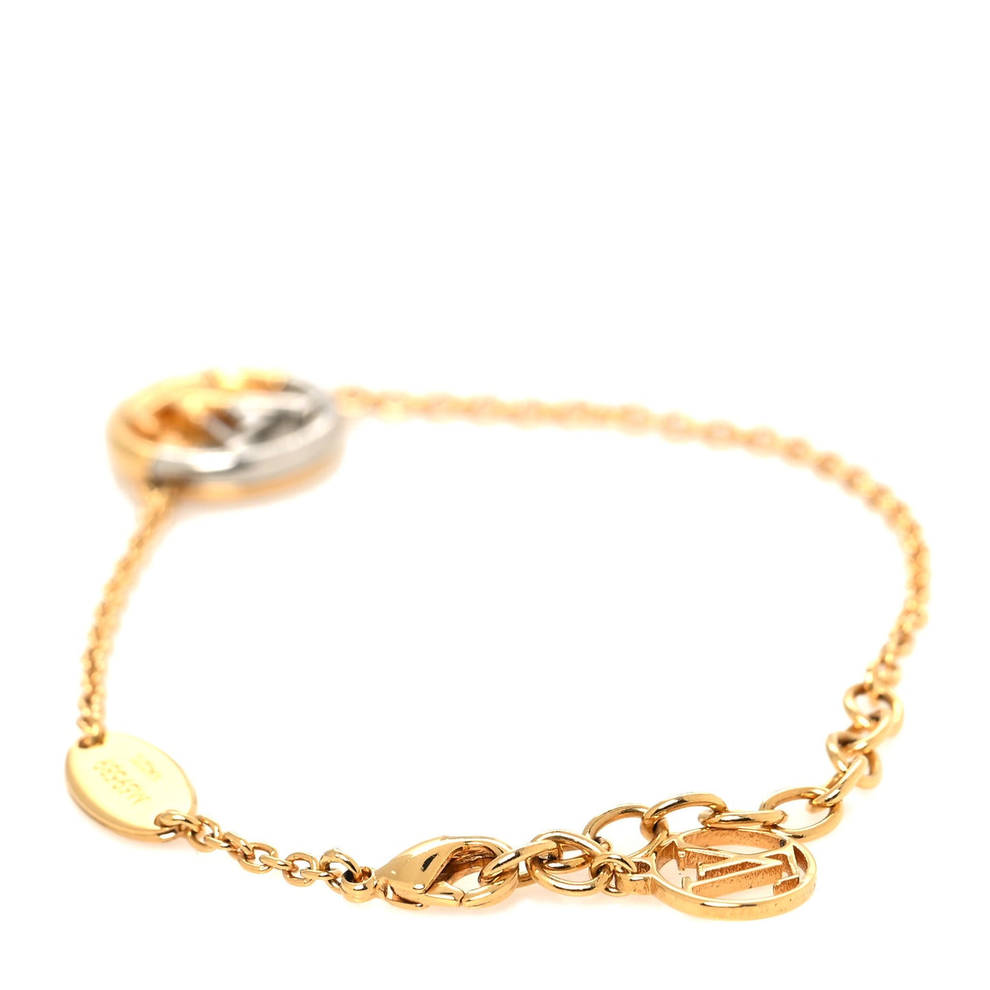 Metal L To V Bracelet Gold Silver