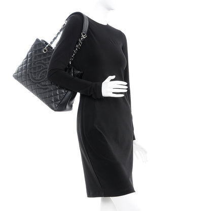Chanel Caviar Quilted Grand Shopping Tote GST Black 2 of 9