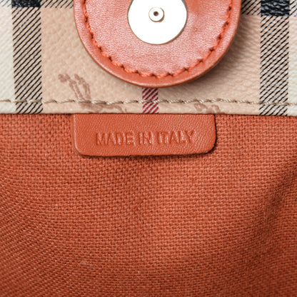 Burberry Haymarket Check Small Canterbury Tote Orange 6 of 8