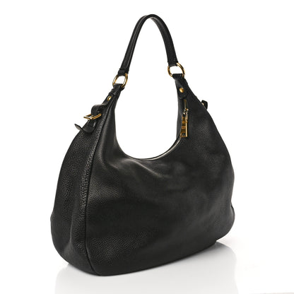 Prada Vitello Daino Hobo Black 3 of 9