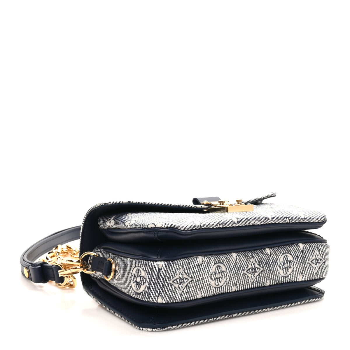 Louis Vuitton Monoglam Pochette Metis East West Blue 3 of 8
