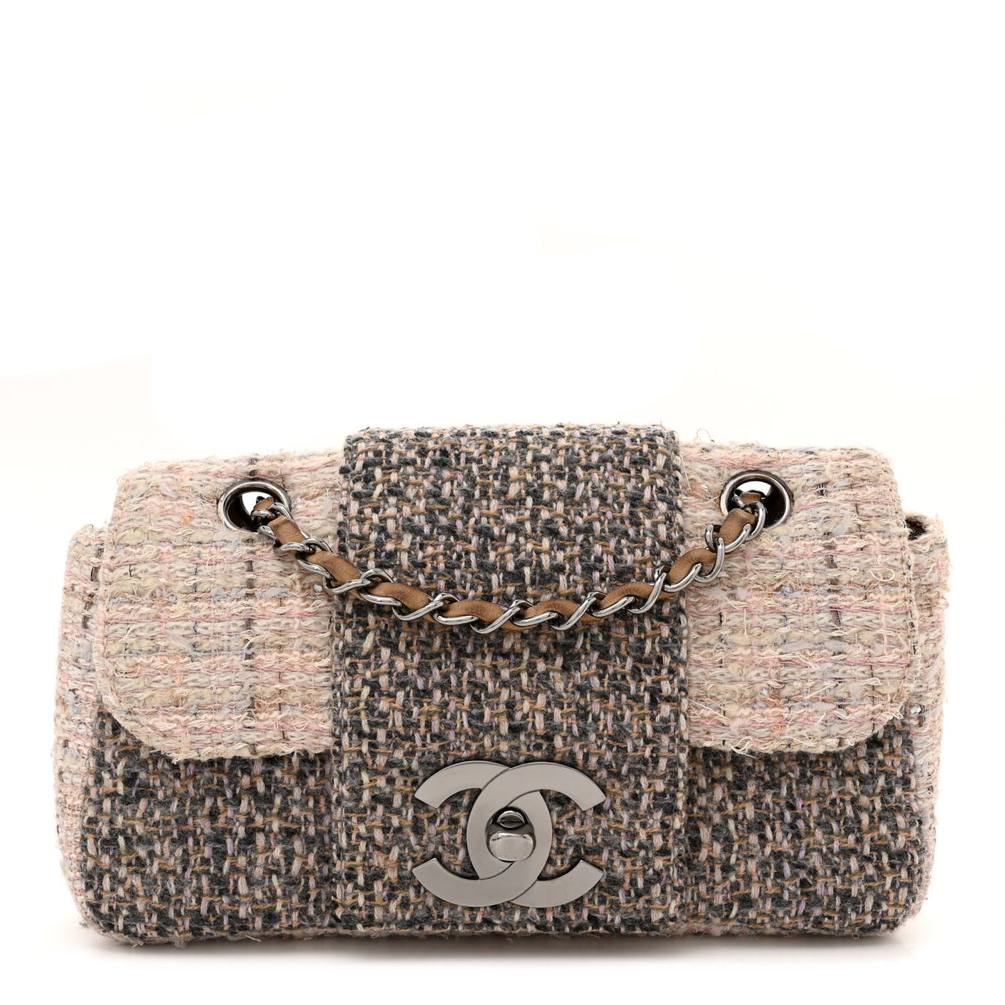 Tweed Small Fantasy Flap Grey