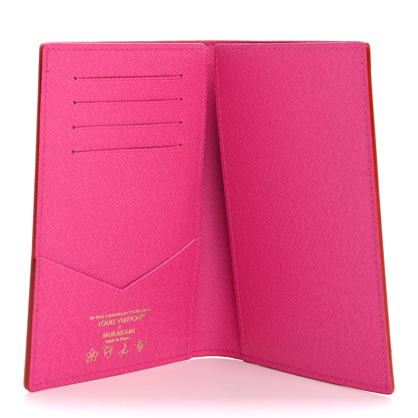 LV X TM Monogram Multicolor Passport Cover White