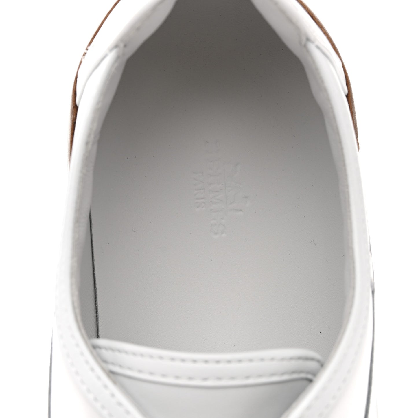 Calfskin Mens Get Sneakers 43 White