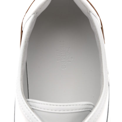 Hermes Calfskin Mens Get Sneakers 43 White 7 of 11
