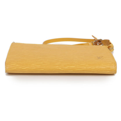 Louis Vuitton Epi Pochette Accessories 21 Yellow 3 of 10