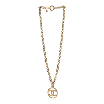 Chanel Chain CC Long Necklace Gold 3 of 6