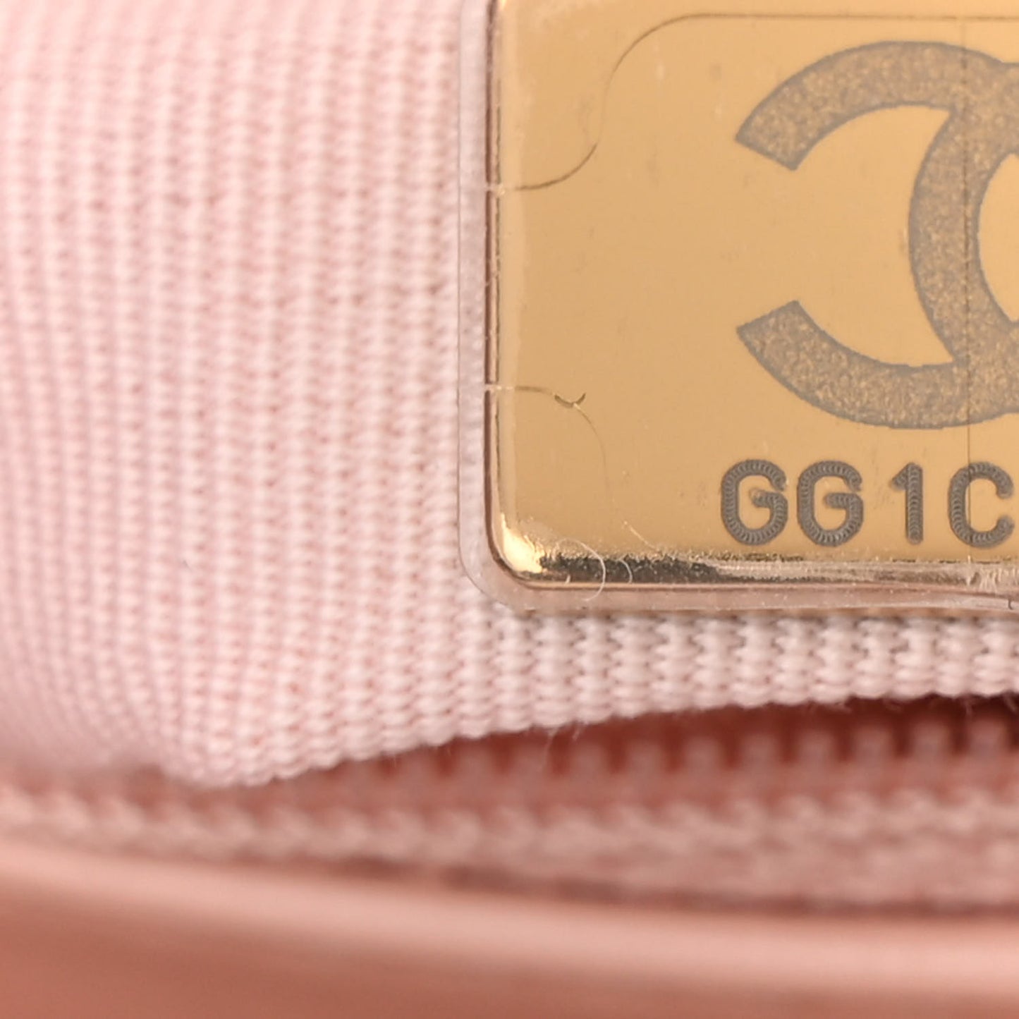 Shiny Aged Calfskin Quilted Nano Kelly Shopper Light Pink