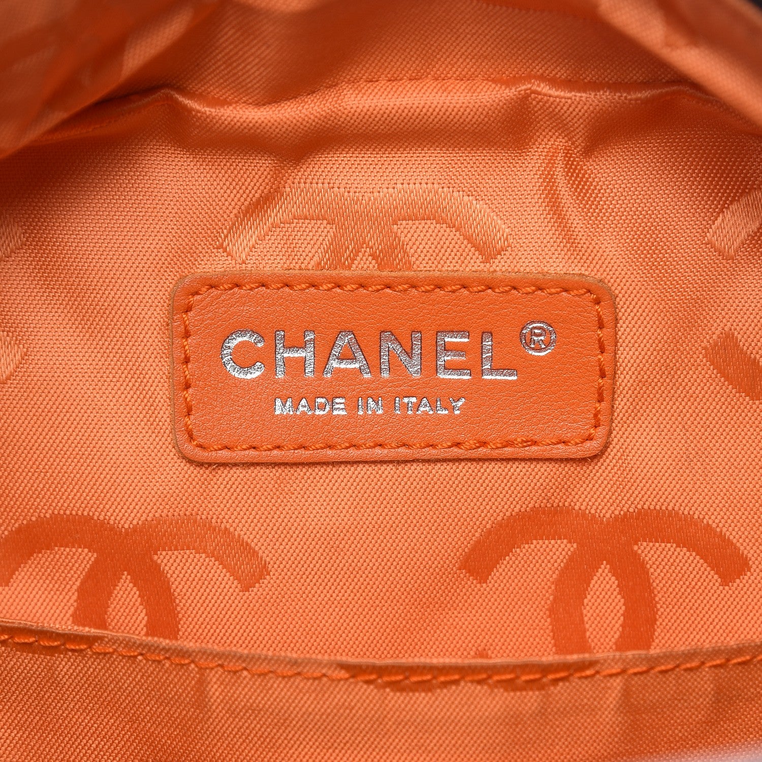 Chanel Calfskin Quilted Large Cambon Multipocket Reporter Brown Beige 6 of 14
