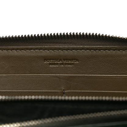 Bottega Veneta Nappa Intrecciato Zip Around Wallet Mud 6 of 11