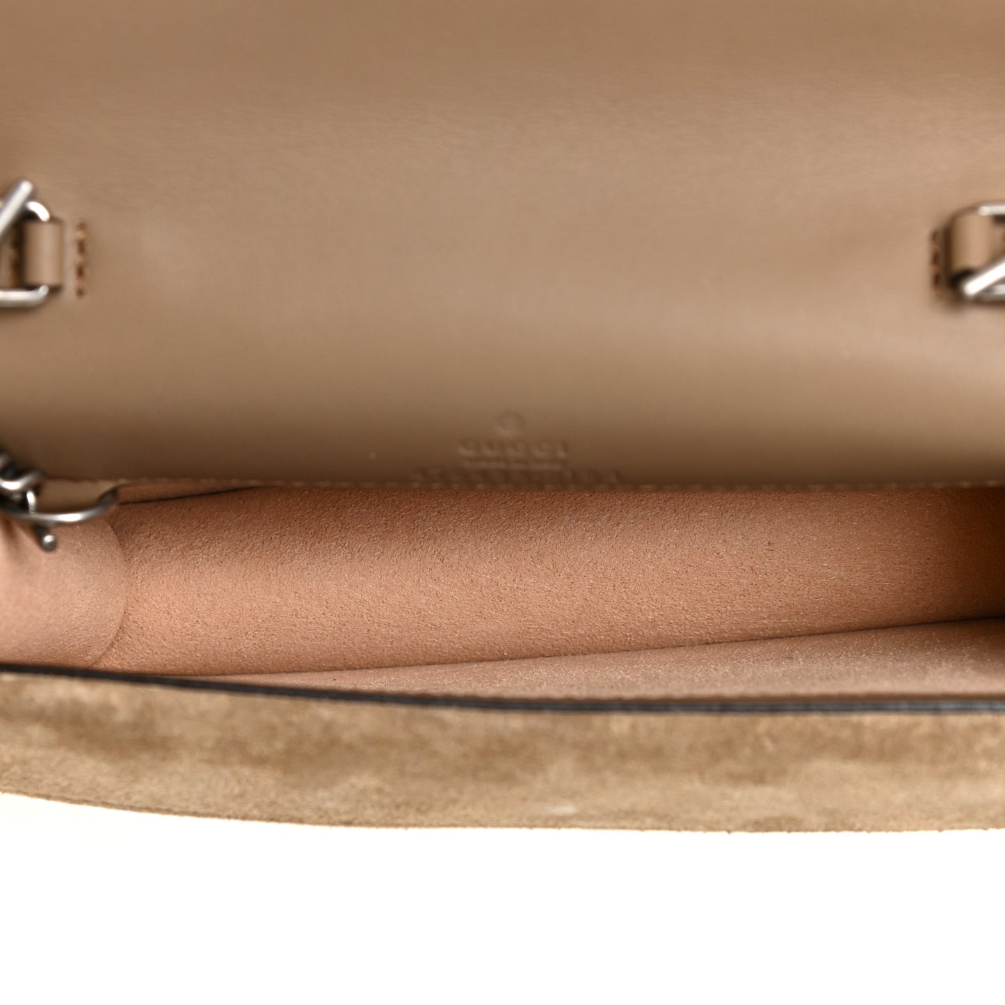 GG Supreme Monogram Super Mini Dionysus Shoulder Bag Taupe