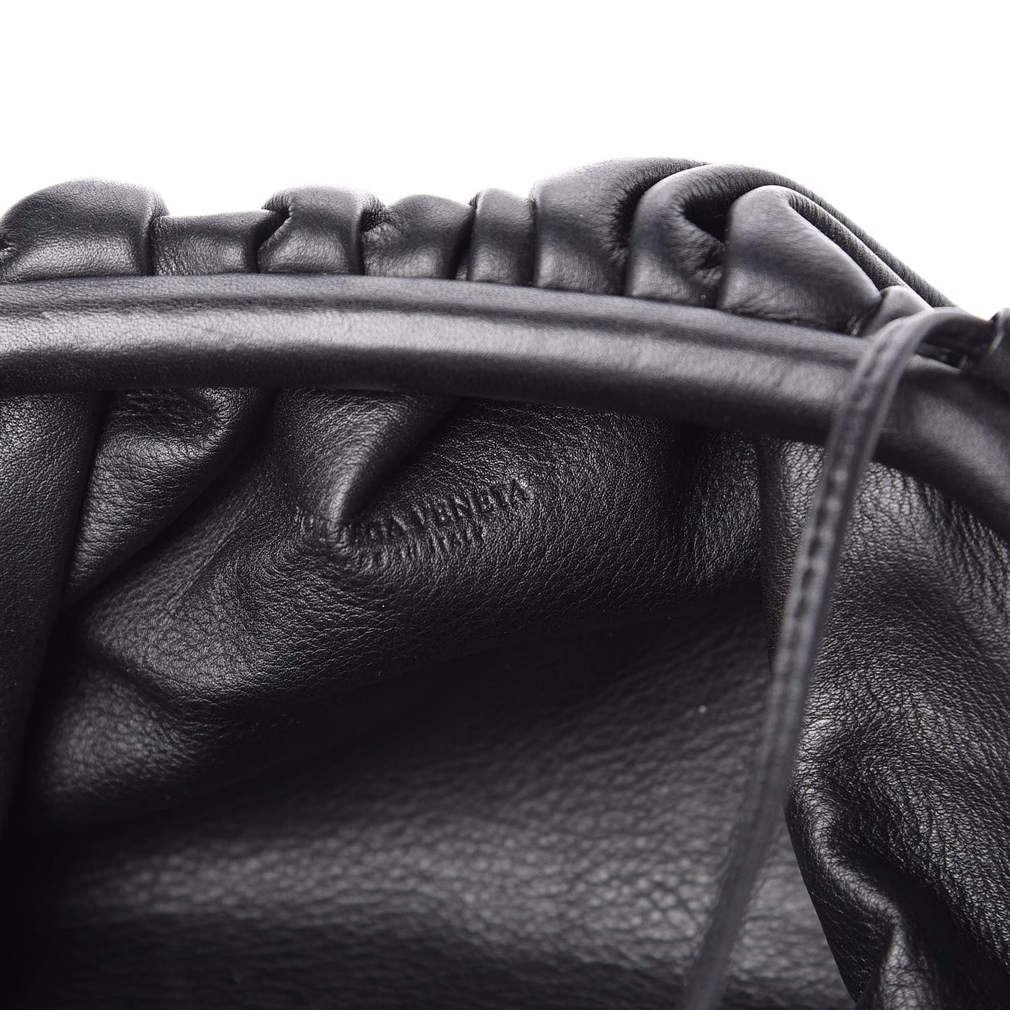 Butter Calfskin The Mini Pouch Black