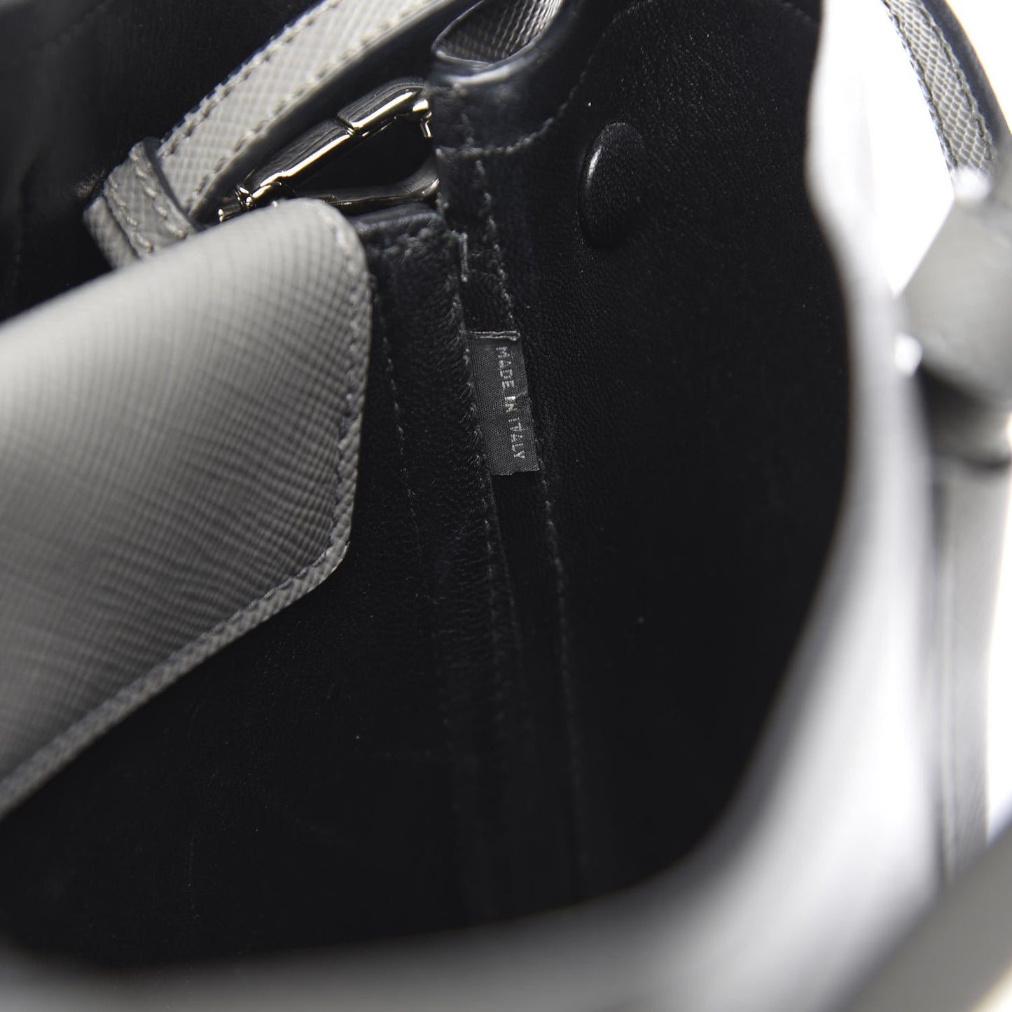 Saffiano Cuir Medium Double Bag Marmo