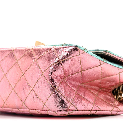 Chanel Metallic Goatskin Quilted Mini 2.55 Reissue Flap Multicolor 10 of 11