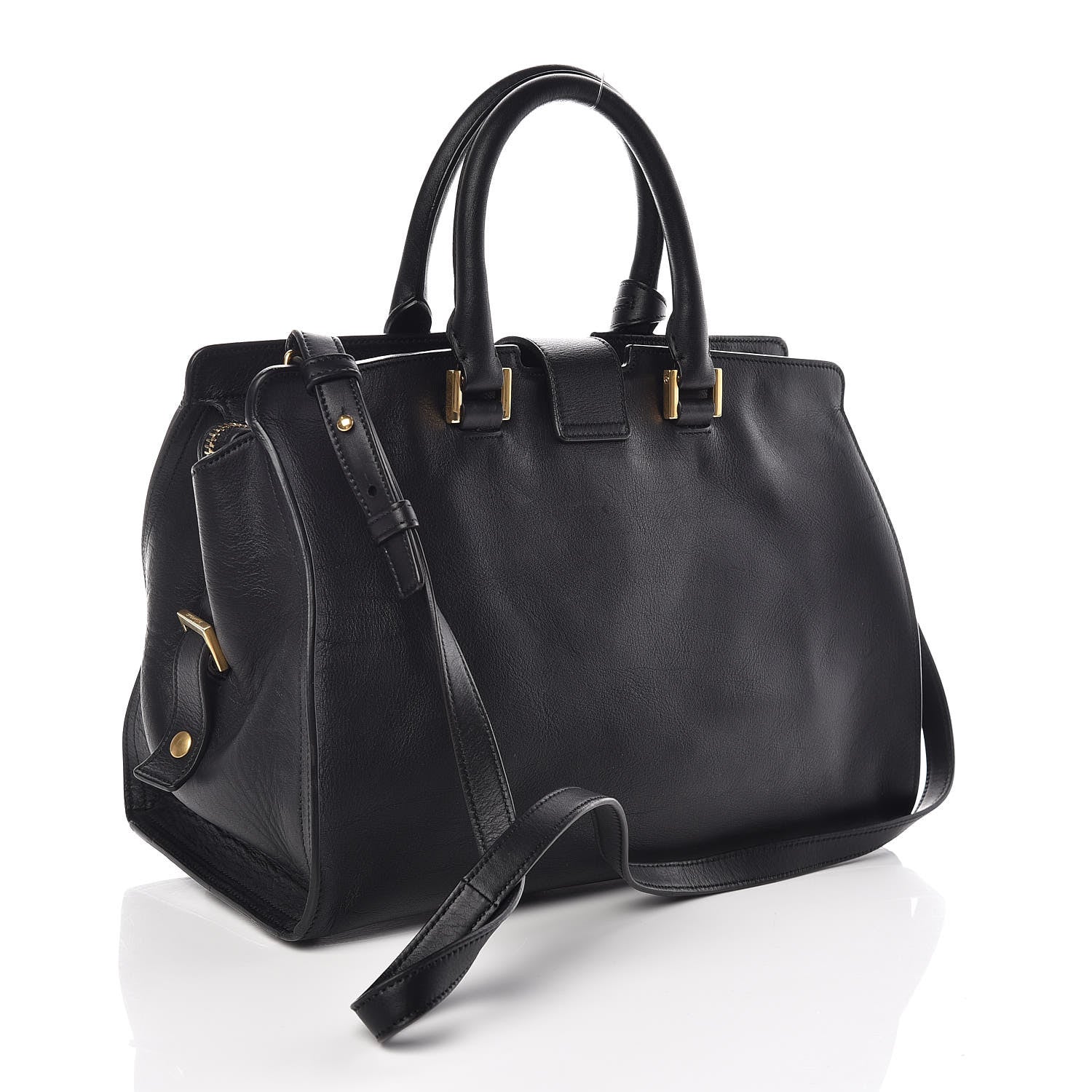 Saint Laurent Calfskin Small Classic Y Cabas Black 4 of 11