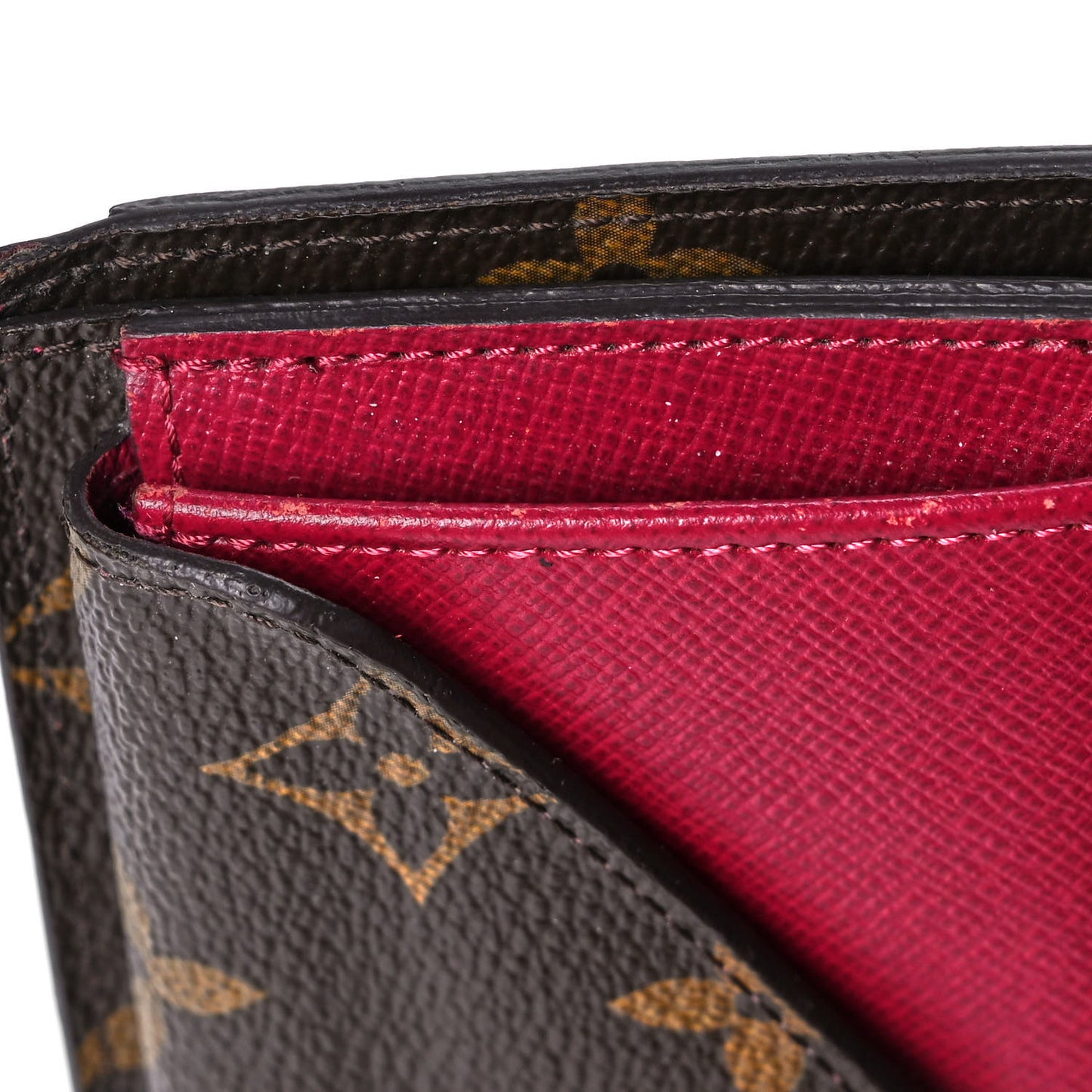 Epi Monogram Marie-Lou Compact Wallet Fuchsia