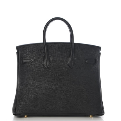 Hermes Togo Birkin 25 Black 5 of 34
