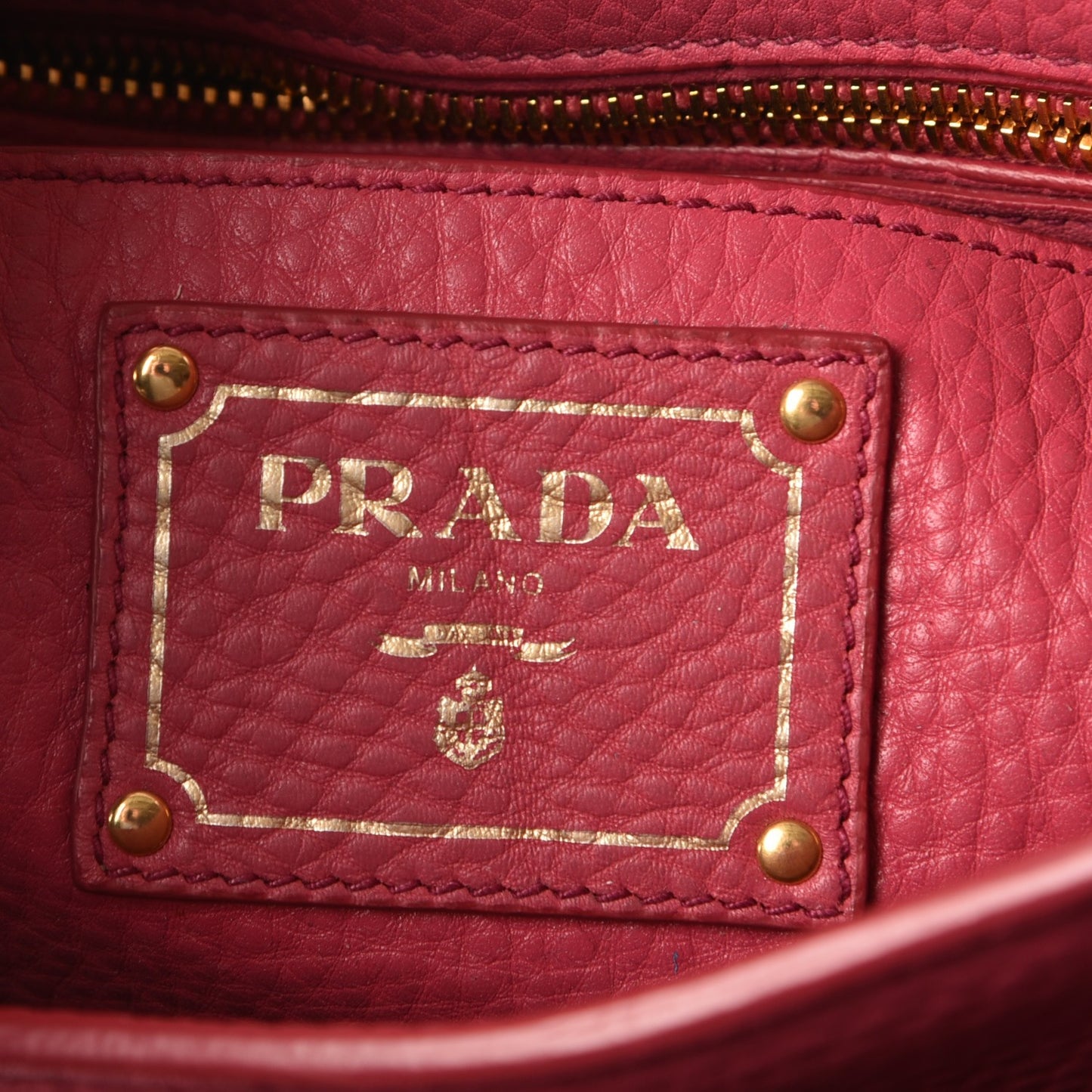 Vitello Daino Push Lock Messenger Bag Peonia