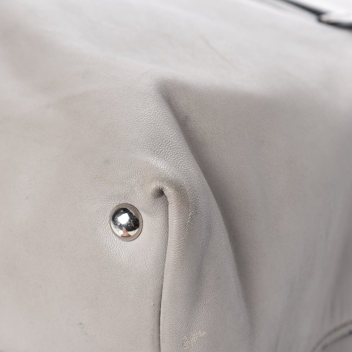 Vitello Soft Calfskin Shopping Tote Fumo