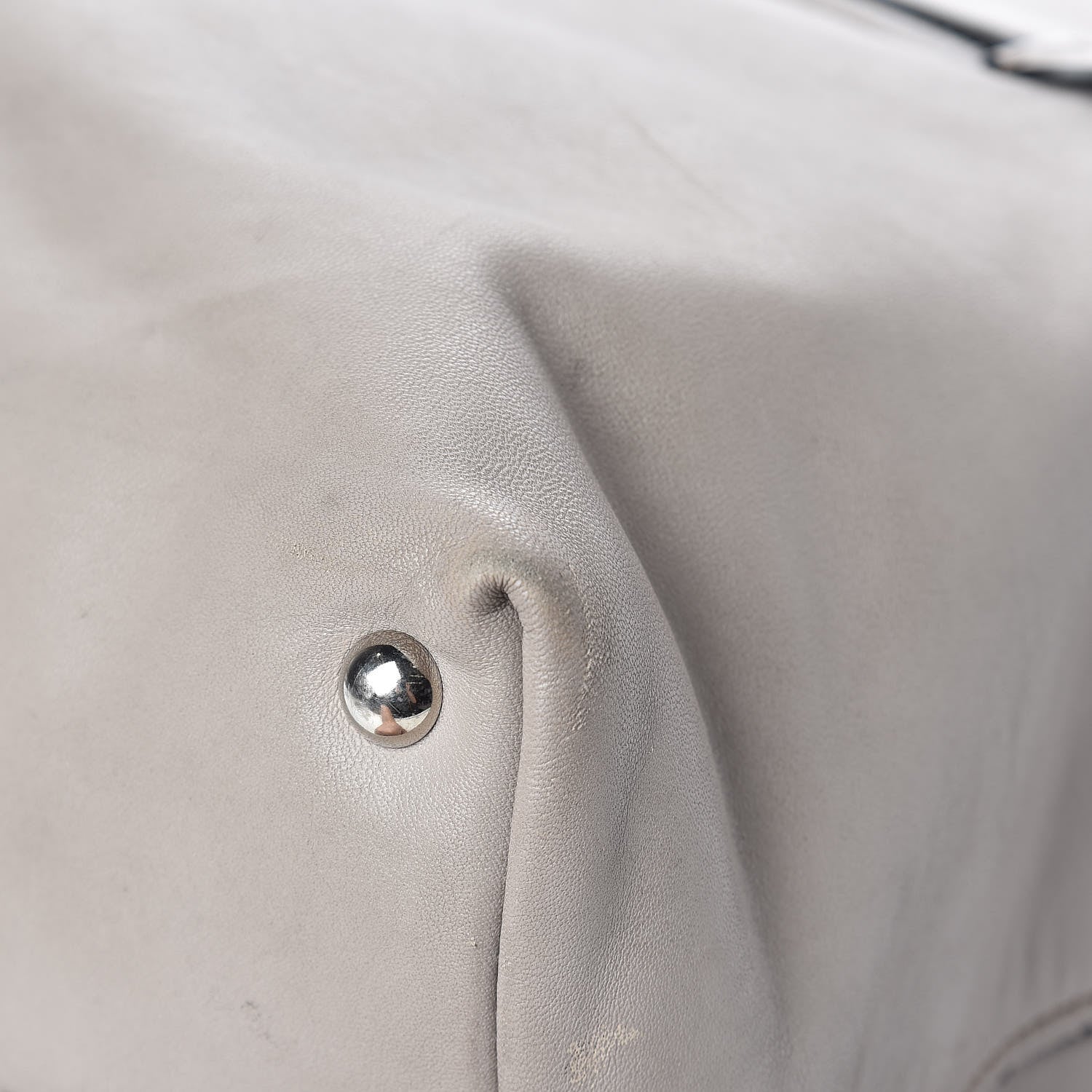 Miu Miu Vitello Soft Calfskin Shopping Tote Fumo 11 of 21