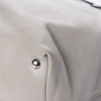 Miu Miu Vitello Soft Calfskin Shopping Tote Fumo 11 of 21