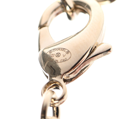 Chanel Crystal Chain CC Choker Gold Silver 6 of 7