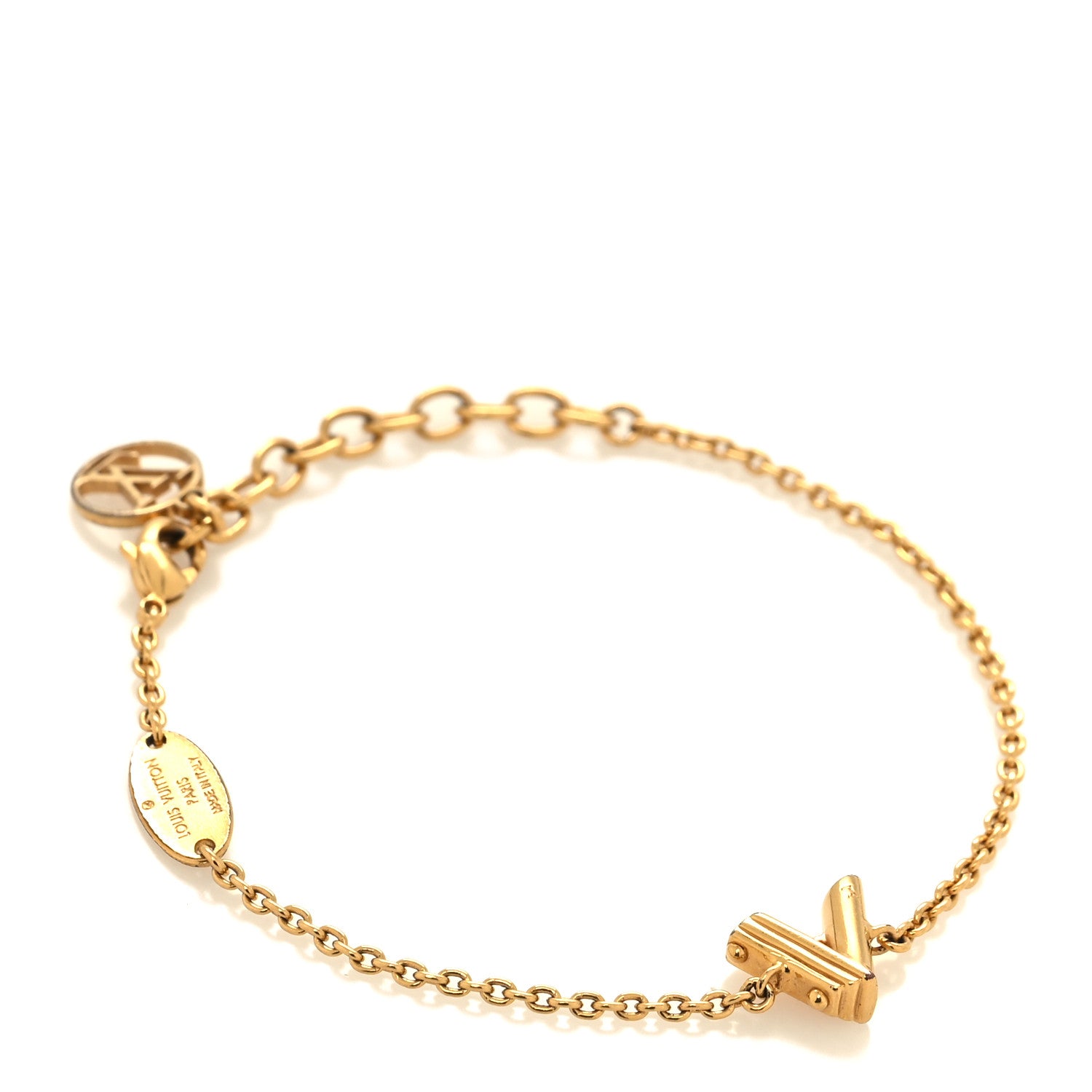 Louis Vuitton LV And Me Letter A Bracelet Gold 1 of 6