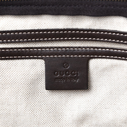 Gucci GG Plus Monogram Large Carry On Duffle Bag Brown 5 of 16