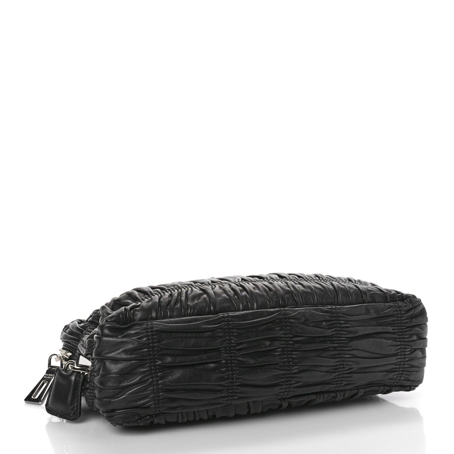 Prada Nappa Gaufre Shopping Satchel Black 3 of 7