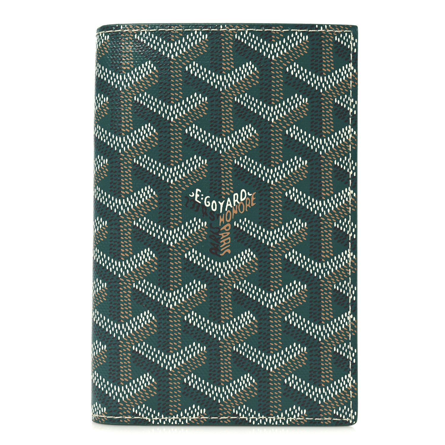 Goyard Goyardine Grenelle Passport Wallet Green 1 of 7
